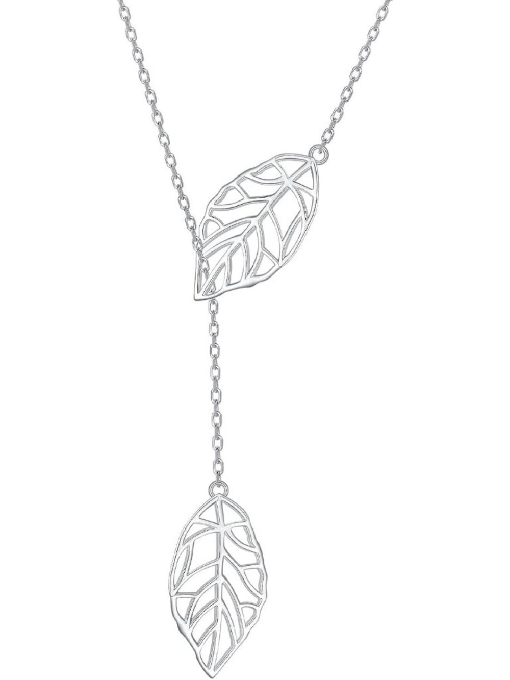 Adjustable 30" Long Sterling Silver Lariat Bar Necklace - Perfect Gift for Her